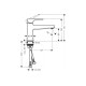 Смеситель Hansgrohe Metropol 100 CoolStart для умывальника, хромированный (32503000) гарнитура push-open