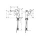 Смеситель Hansgrohe Talis E 150 для умывальника с донным клапаном Matt Black (71754670)