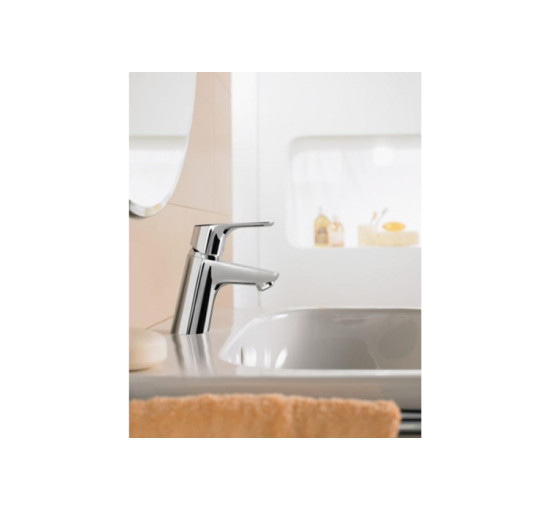 Змішувач Hansgrohe Focus 70 для умивальника без донного клапана (31733000)
