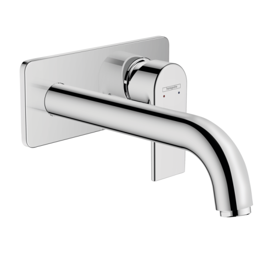 Змішувач Hansgrohe Vernis Shape для раковини зі стіни прихованого монтажу 205 мм Chrome (71578000)