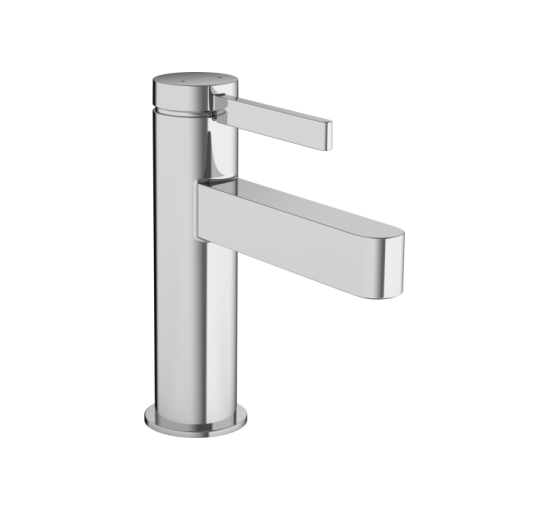 Змішувач Hansgrohe Finoris 100 для умивальника з донним клапаном push-open. Chrome (76010000)