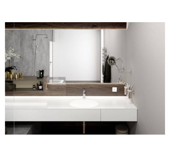 Змішувач Hansgrohe Vernis Blend 100 для умивальника з донним клапаном pop-up Chrome (71551000)
