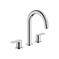 Змішувач Hansgrohe Vernis Shape для умивальника на 3 отвори з донним клапаном pop-up Chrome (71563000)