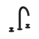 Змішувач Axor One Select 170 для умивальника на 3 отвори з донним клапаном push-open. Matt Black (48070670)