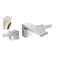 Змішувач Axor Edge 190 для раковини на 3 отв. зі стіни з push-open Polished Nickel 46060830