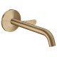 Смеситель Axor One Select 220 для умывальника из стены Brushed Bronze (48112140)