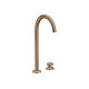 Змішувач Axor One Select 260 для умивальника на 2 отвори з донним клапаном push-open Brushed Red Gold (48060310)