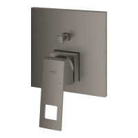 Зовнішня частина змішувача без прихованої частини GROHE Eurocube сірий латунь 158x158мм 24062AL0