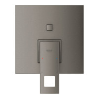 Зовнішня частина змішувача без прихованої частини GROHE Eurocube сірий латунь 158x158мм 24062AL0