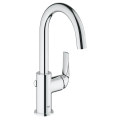 Смеситель для умывальника однорычажный GROHE BauCurve хром латунь с донным клапаном 23090000