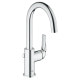 Смеситель для умывальника однорычажный GROHE BauCurve хром латунь с донным клапаном 23090000