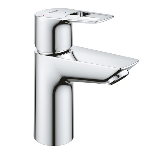 Змішувач для умивальника одноважільний GROHE BauLoop хром латунь з донним клапаном 23883001