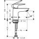 Смеситель hansgrohe Talis E для раковины, только для холодной воды, хром 71706000