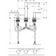 Смеситель hansgrohe Tecturis E для раковины со сливным гарнитуром, черный матовый 73030670