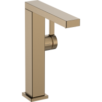 Змішувач hansgrohe Tecturis E CoolStart EcoSmart+ для раковини зі зливним гарнітуром, бронза 73060140