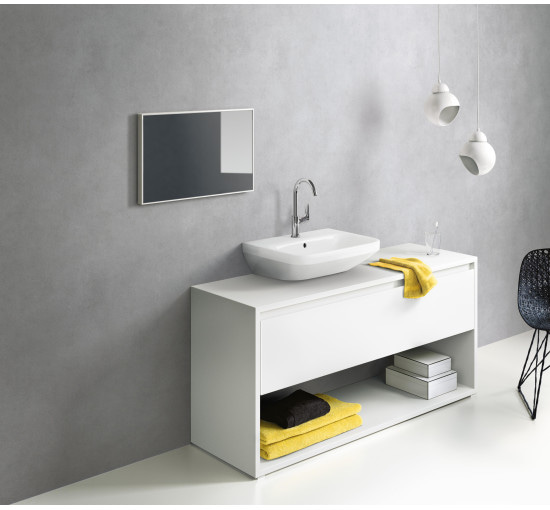 Смеситель hansgrohe Logis для раковины с поворотным изливом без сливного набора, хром 71131000