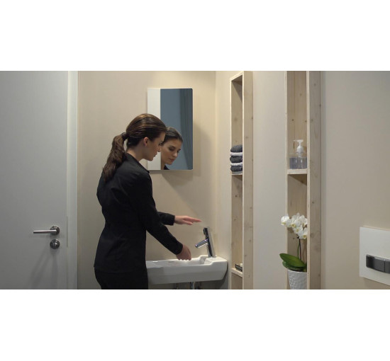 Смеситель hansgrohe Talis Select S для раковины со сливным гарнитуром, хром 72041000