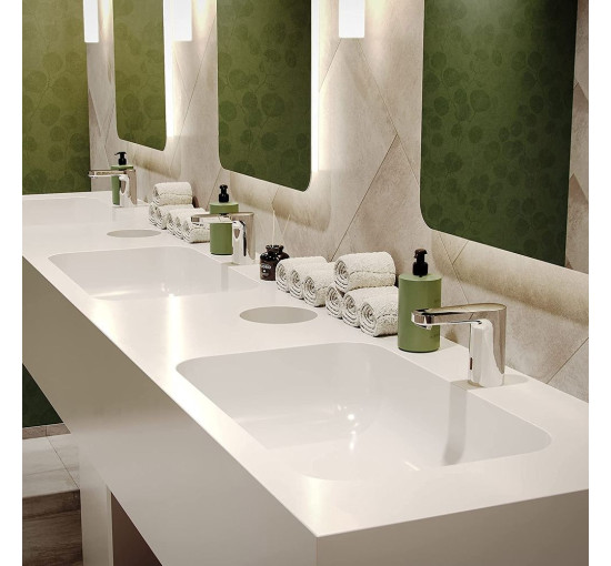 Змішувач для раковини безконтактний без змішування HANSGROHE VERNIS BLEND хром латунь живлення на батарейках 6V 71503000