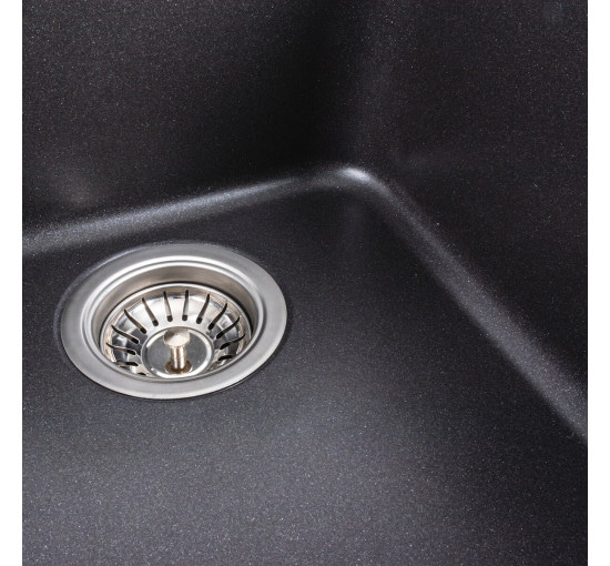Гранітна мийка для кухні Platinum 4050 KORRADO матовий Моріон