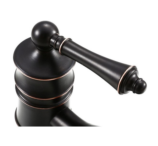 змішувач для умивальника Rea Vintage чорний (REA-B0226)