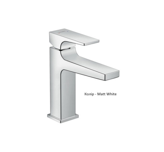 Смеситель Hansgrohe Metropol 110 для умывальника Matt White (32507700)