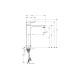 Смеситель Hansgrohe Metris 260 для умывальника без д/к (31184000)