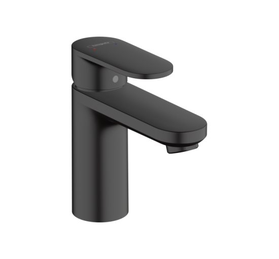 Смеситель Hansgrohe Vernis Blend 100 для умывальника с донным клапаном pop-up Matt Black (71551670)