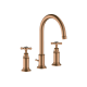 Смеситель Axor Montreux 180 для раковины на 3 отверстия Cross 16513140 Brushed Bronze