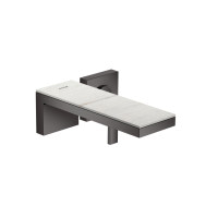 Змішувач Axor MyEdition 221 для раковини зі стіни на 2 отвори, без накладки Polished Black Chrome 47062330