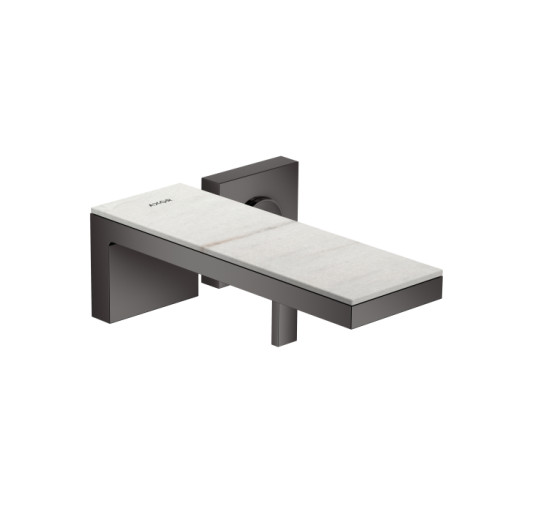 Смеситель Axor MyEdition 221 для раковины из стены на 2 отверстия, без накладки Polished Black Chrome 47062330