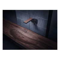 Смеситель Axor MyEdition 221 для раковины из стены на 2 отв.без накладки Brushed Black Chrom 47062340