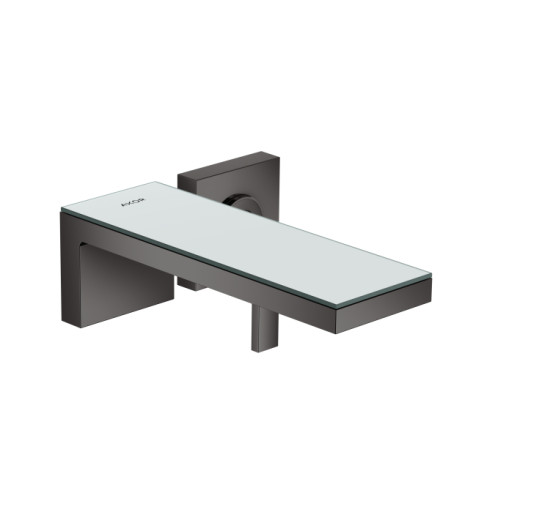 Смеситель Axor MyEdition 221 для раковины из стены на 2 отверстия, без накладки Polished Black Chrome 47062330