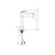 Змішувач Axor Citterio 280 Lever rhombic cut для раковини Chrome 39151000