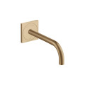 Смеситель Axor Uno сенсорный для раковины из стены 230V, излив 225 мм Brushed Bronze 38120140