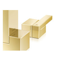 Смеситель Axor Edge 130 для раковины врезной на 3 отверстия Polished Gold Optic 46050990