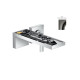 Смеситель Axor MyEdition 221 для раковины из стены на 2 отверстия, без накладки Polished Black Chrome 47062330