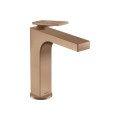 Смеситель Axor Citterio 160 Lever rhombic cut для раковины pop-up Brushed Red Gold 39071310