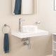 Смеситель для умывальника с высоким изливом GROHE StartEdge хром латунь с донным клапаном 23777001