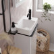 Смеситель hansgrohe Tecturis S CoolStart EcoSmart+ для раковины со сливным гарнитуром, хром 73302000