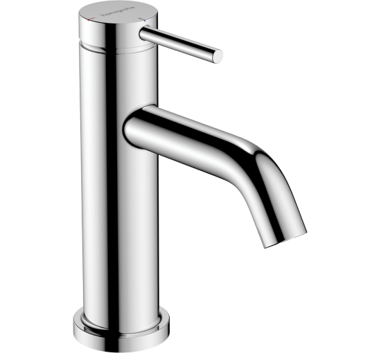 Смеситель hansgrohe Tecturis S CoolStart EcoSmart+ для раковины со сливным гарнитуром, хром 73302000