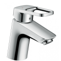 Кран для умивальника одновентильний HANSGROHE Logis Loop хром латунь з донним клапаном 71150000
