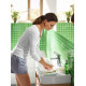 Кран для умивальника одновентильний HANSGROHE Logis Loop хром латунь з донним клапаном 71150000
