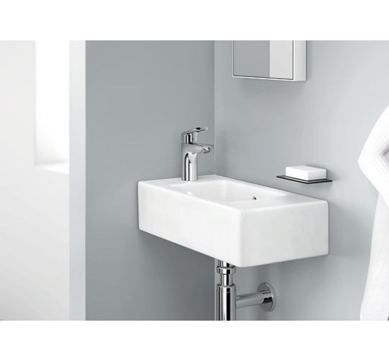 Кран для умивальника одновентильний HANSGROHE Logis Loop хром латунь з донним клапаном 71150000