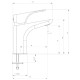 Смеситель для раковины Deante Hiacynt хром (BQH 021M)