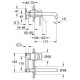 Змішувач для раковини прихованого монтажу Grohe BauClassic 20292000