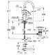 Змішувач для раковини Grohe BauLoop New L-Size 23762001