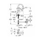 смеситель для умывальника Grohe Eurosmart New (23537002)