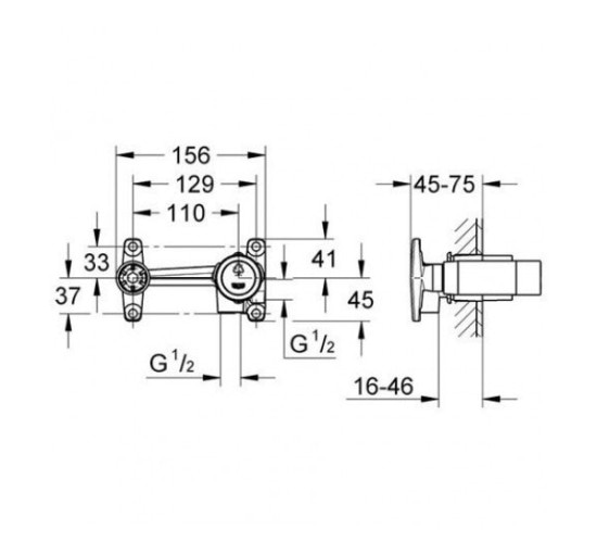 Смеситель скрытого монтажа Grohe (32635000)