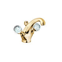 Смеситель для умывальника Kludi Adlon позолоченный 23 кар, с д / к (5101045G4)