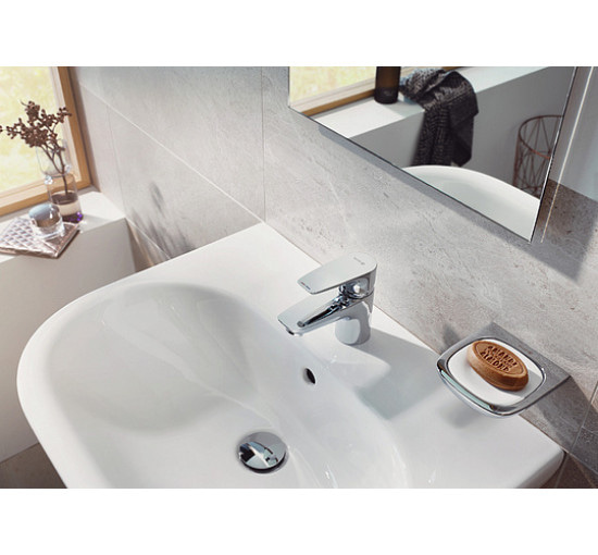 Змішувач для умивальника Kludi Pure Solid 75 хром, без д / к (340280575)